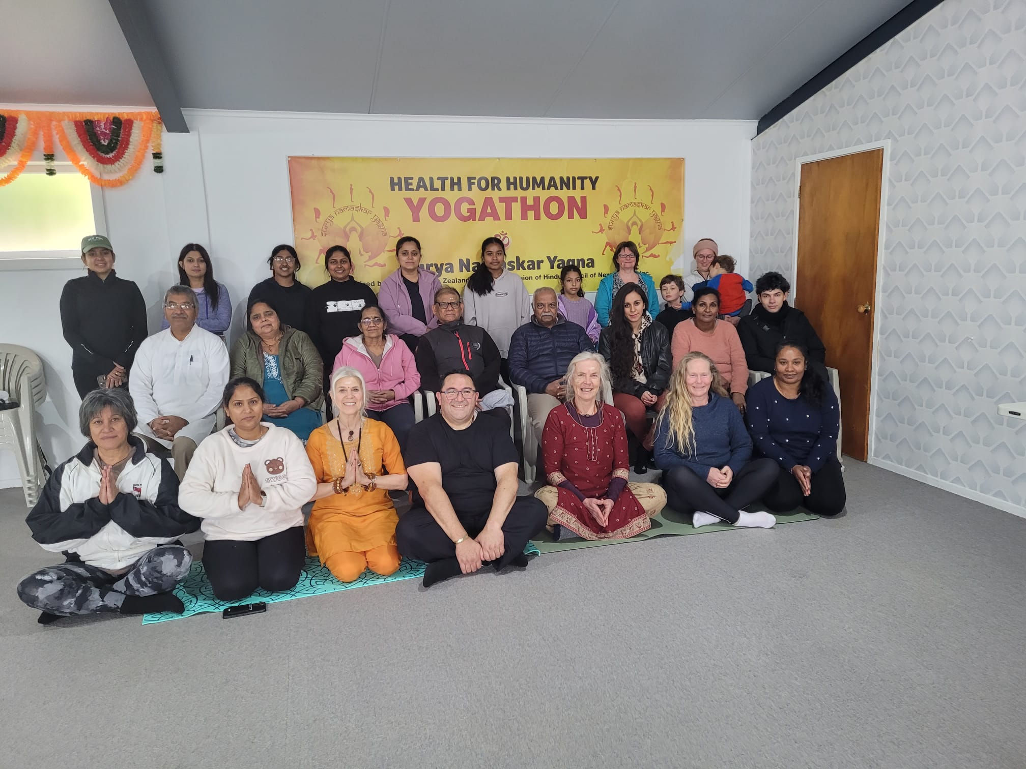 10th International Yoga Day Celebrated at Hindu Heritage Centre Rotorua